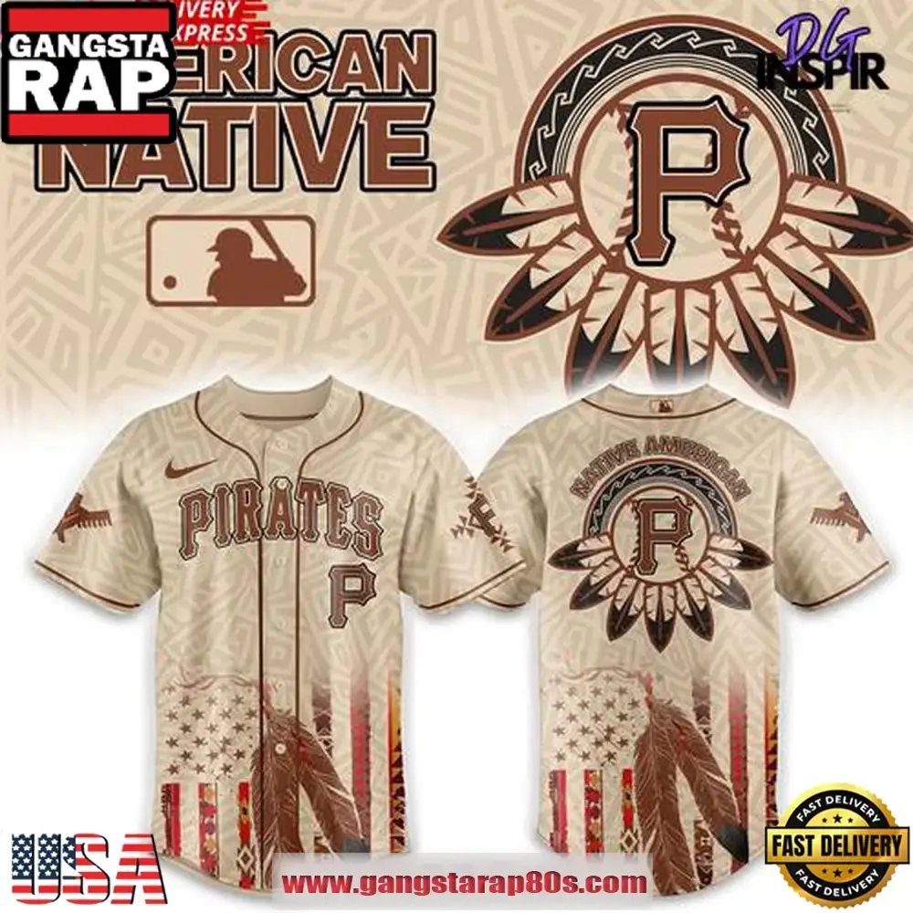 Pittsburgh Pirates Native American Heritage Honor 2025 Edition Baseball Jersey Shirt Image
