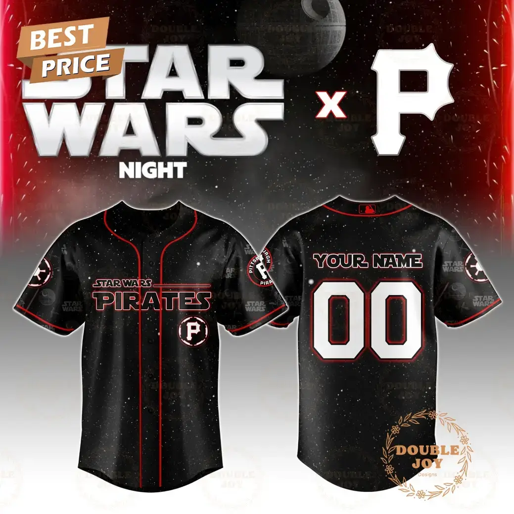 Pittsburgh Pirates Star Wars 2025 Custom Name Limited Edition Baseball Jersey Image
