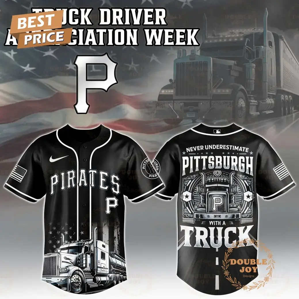 Pittsburgh Pirates Truck Driver Appreciation Week 2025 Limited Edition Baseball Jersey Image