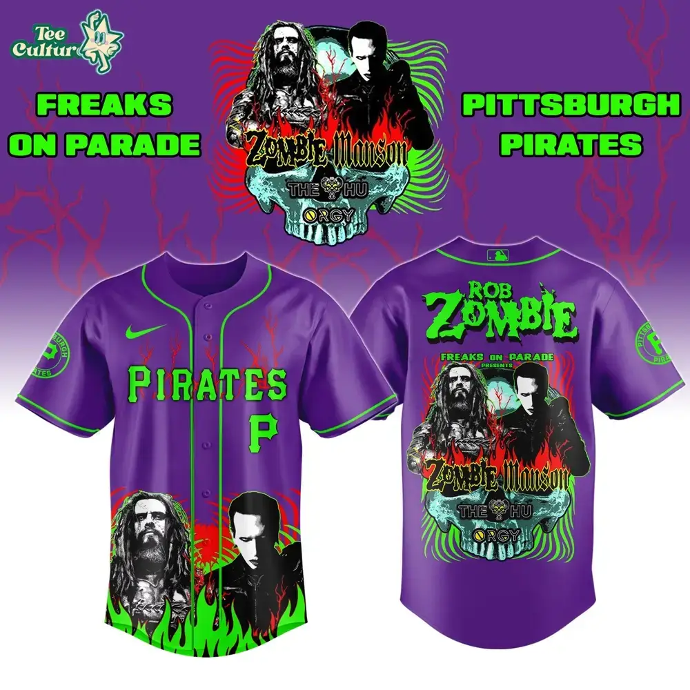 Pittsburgh Pirates x Freaks On Parade Tour 2026 Colab Jersey Limited Edition Image