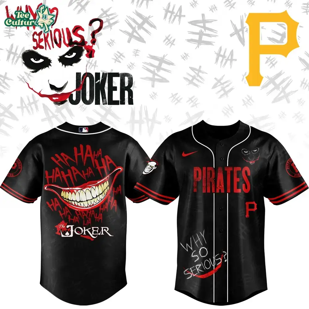Pittsburgh Pirates x Joker Game Night Limited Edition Baseball Jersey Image