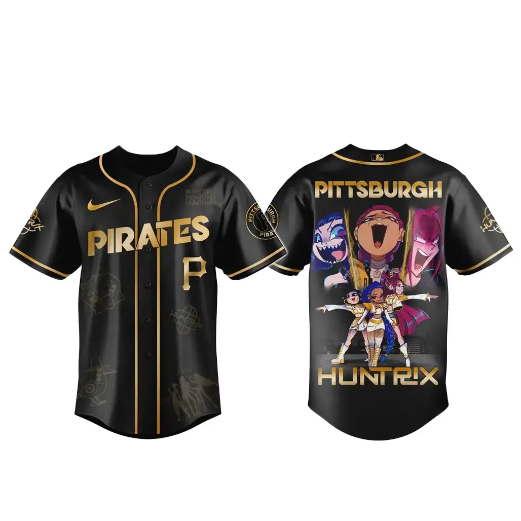 Pittsburgh Pirates x Kpop Demon Hunter Golden 2026 Baseball Jersey Image