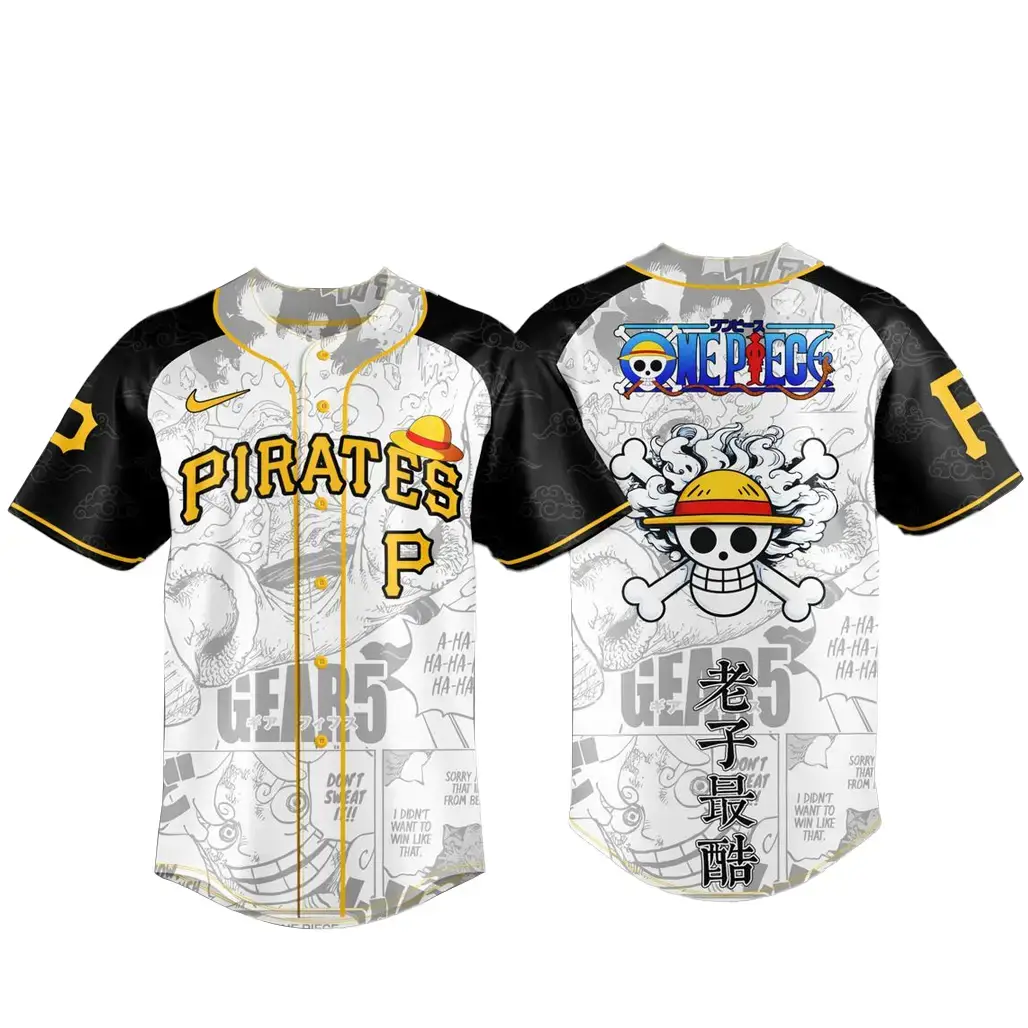 Pittsburgh Pirates x One Piece Night 2026 Game Baseball Jersey Image