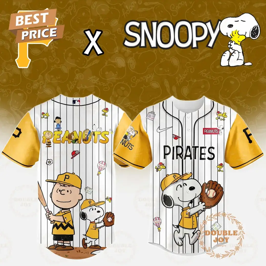 Pittsburgh Pirates x Snoopy 2025 Limited Edition Baseball Jersey Image