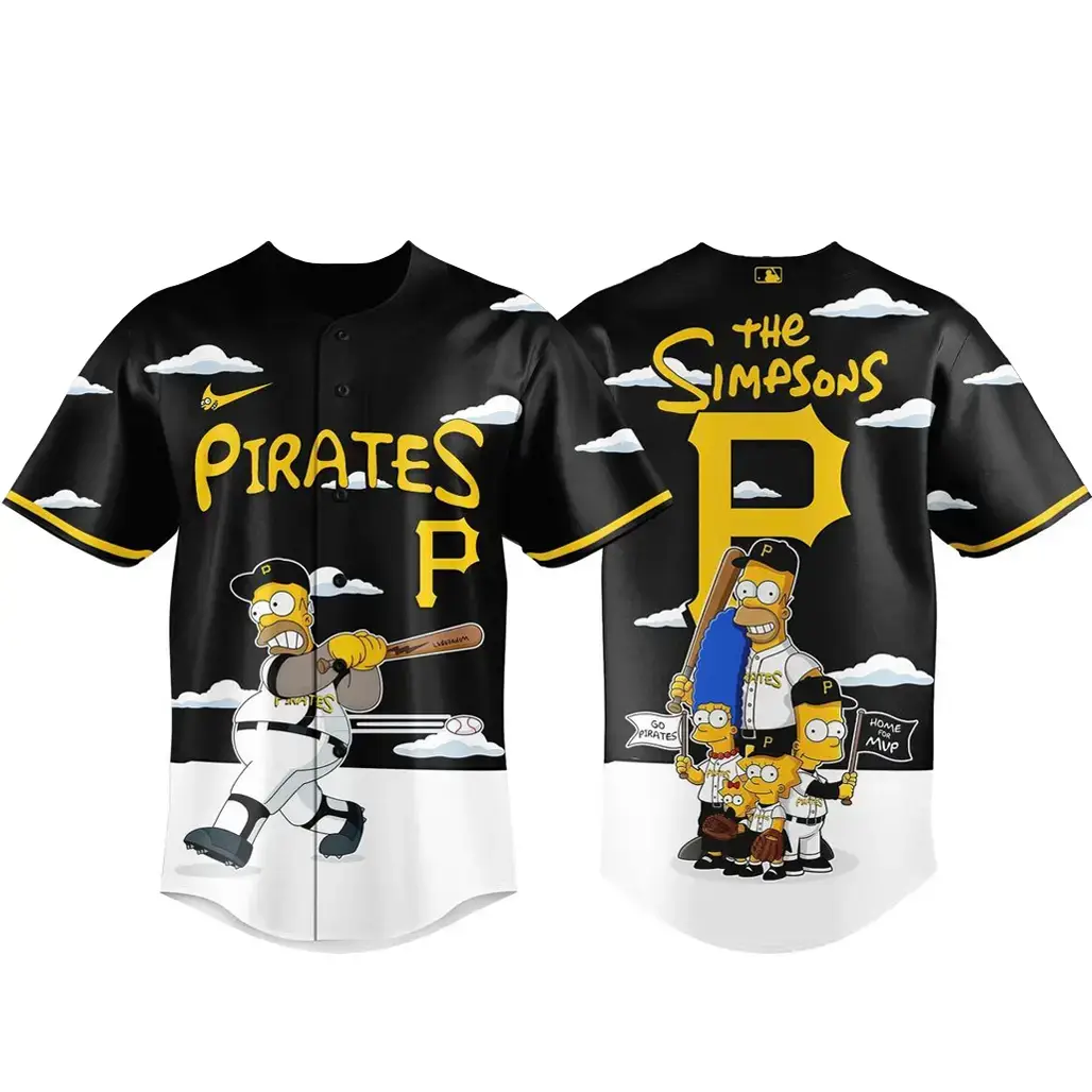 Pittsburgh Pirates x The Simpsons 2026 Major Gameday Baseball Jersey Image
