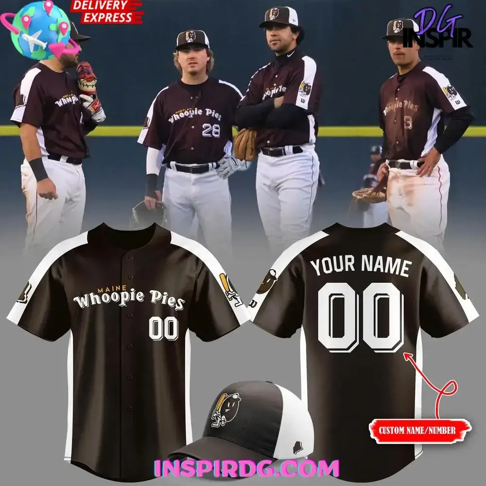 Portland Sea Dogs X Maine Whoopie Pies Special Baseball Jersey Image