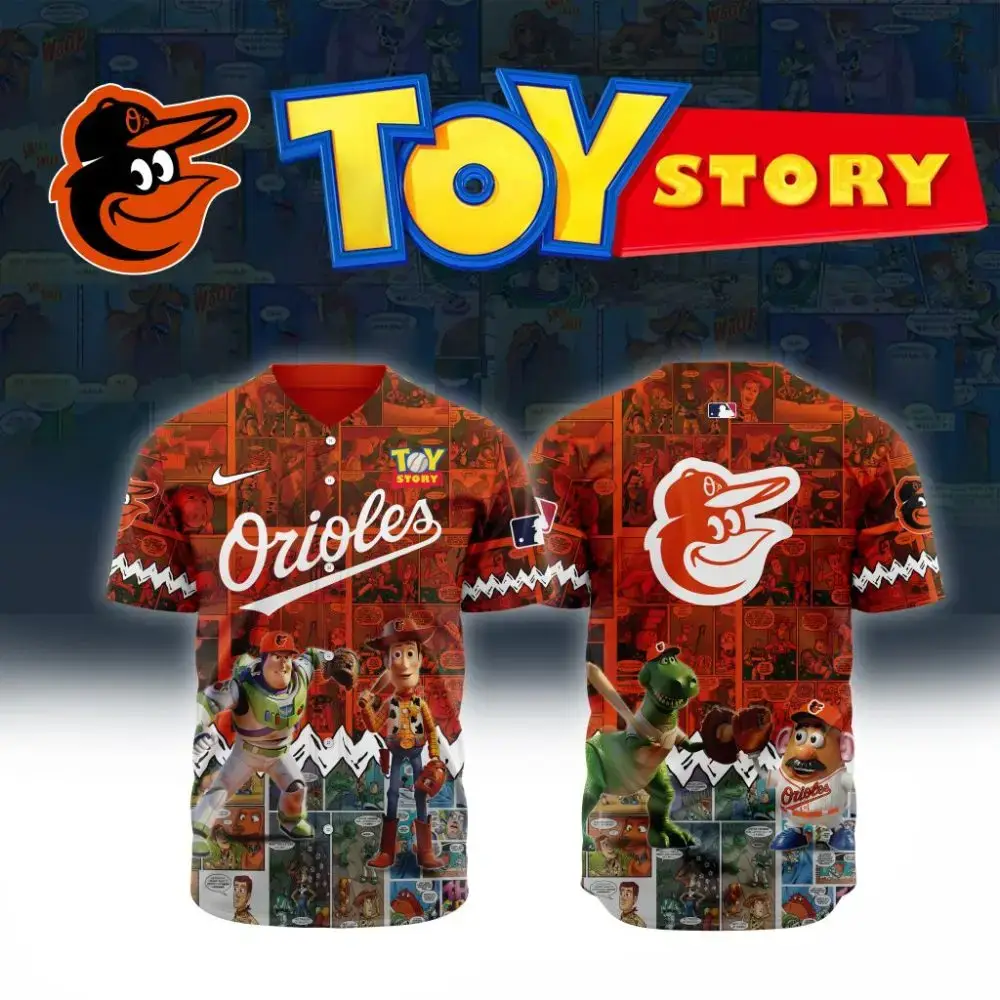 Premium Mlb Baltimore Orioles X Toy Story Custom Baseball Jersey Image