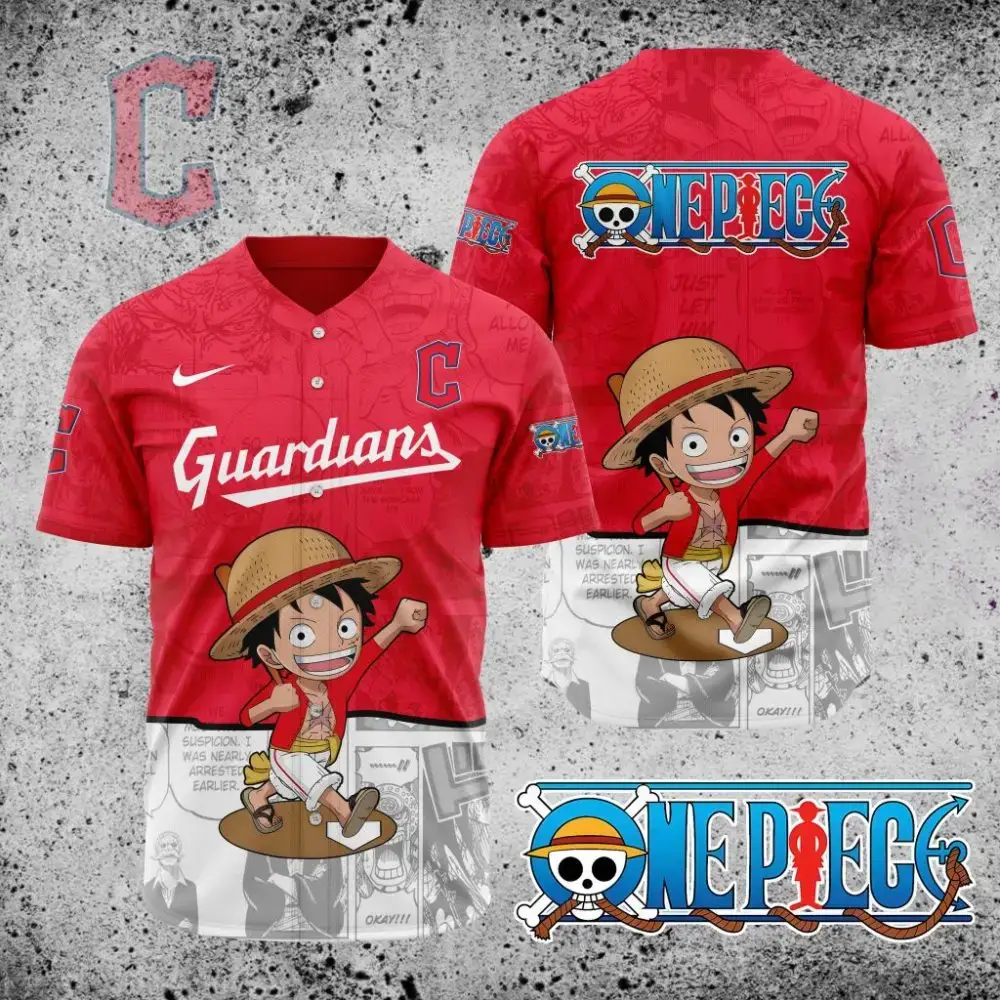 Premium Mlb Cleveland Guardians X One Piece Custom Baseball Jersey Image