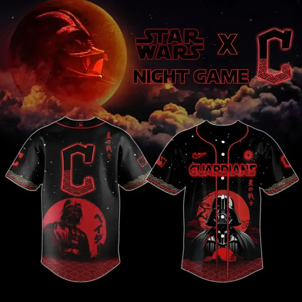 Premium Mlb Cleveland Guardians X Star Wars Custom Baseball Jersey Image