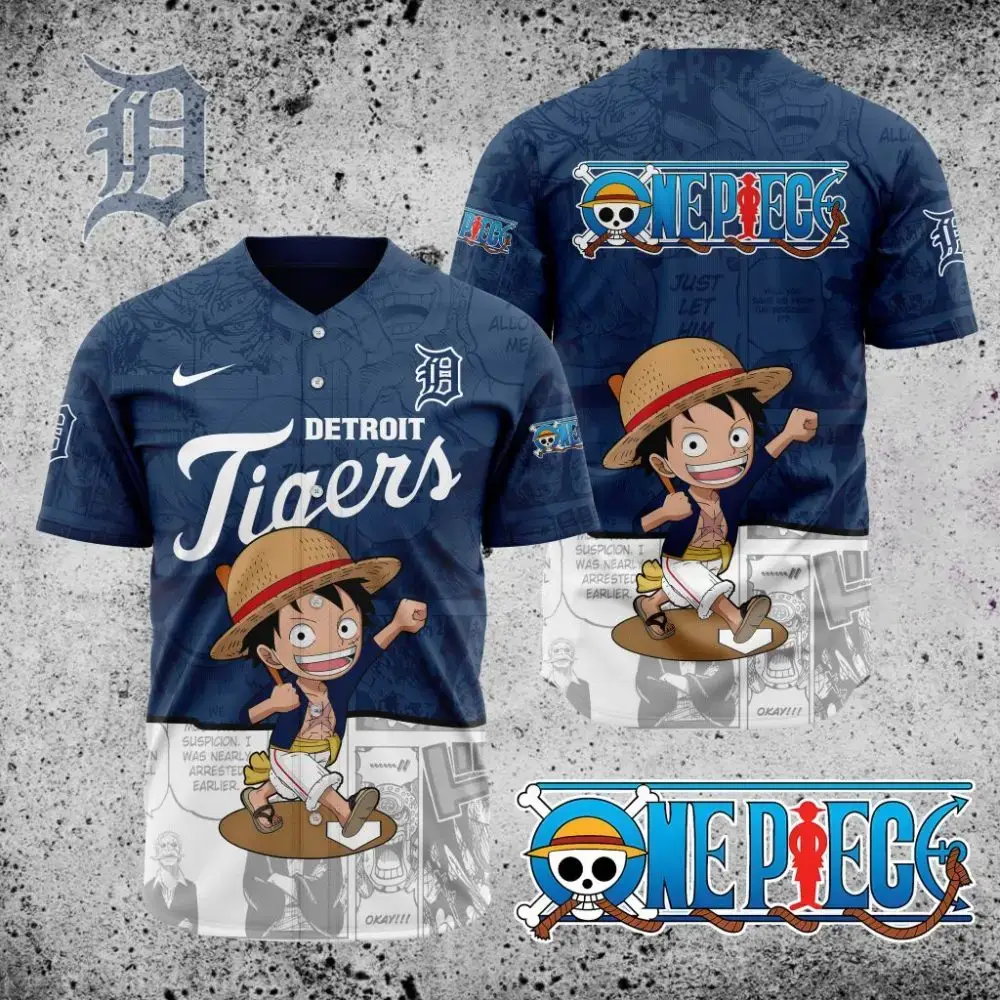 Premium Mlb Detroit Tigers X One Piece Custom Baseball Jersey Image