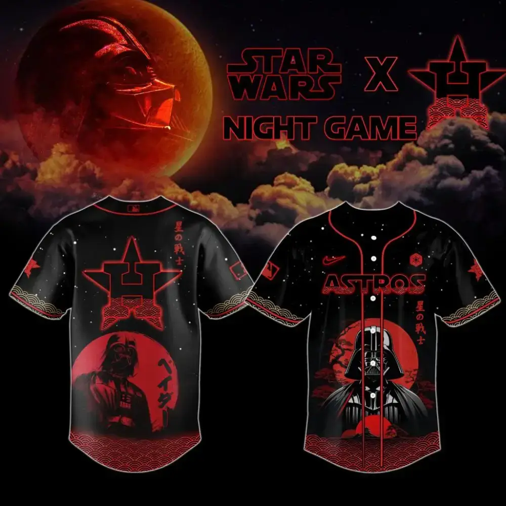 Premium Mlb Houston Astros X Star Wars Custom Baseball Jersey Image