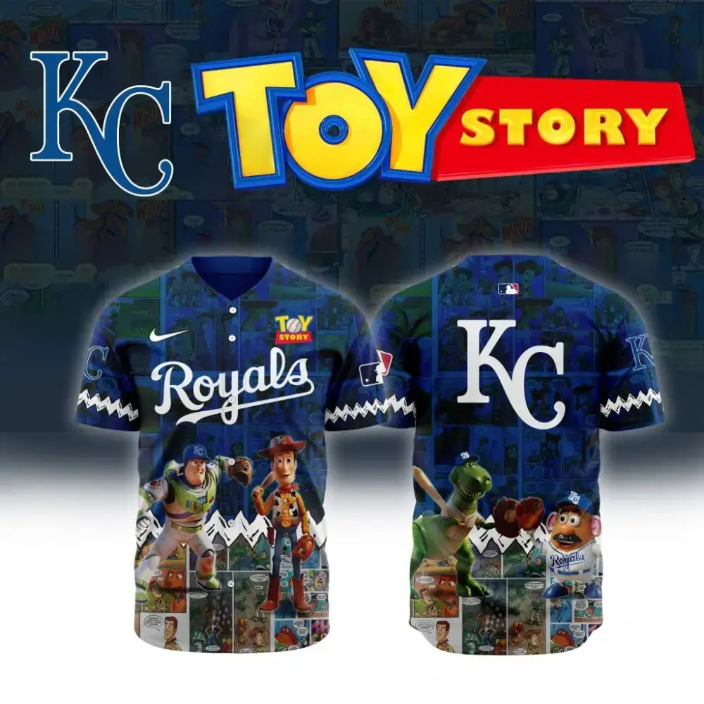 Premium Mlb Kansas City Royals X Toy Story Custom Baseball Jersey Image