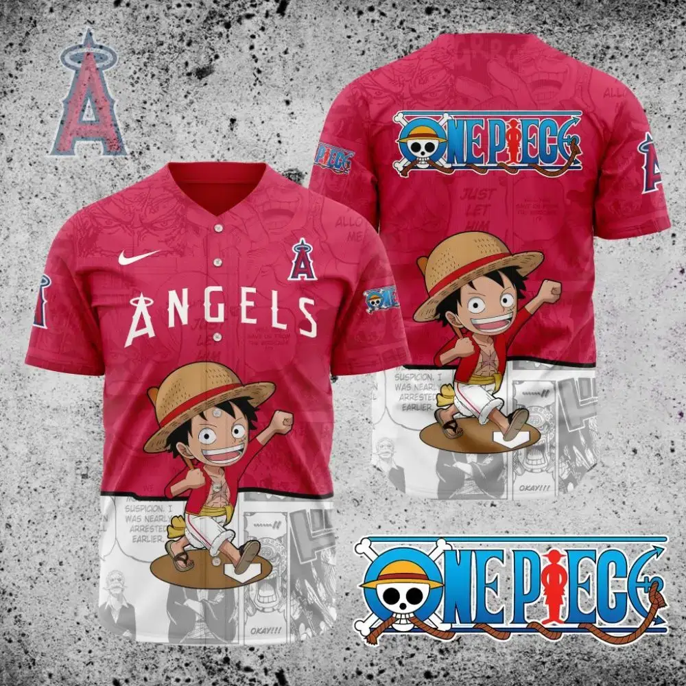 Premium Mlb Los Angeles Angels X One Piece Custom Baseball Jersey Image