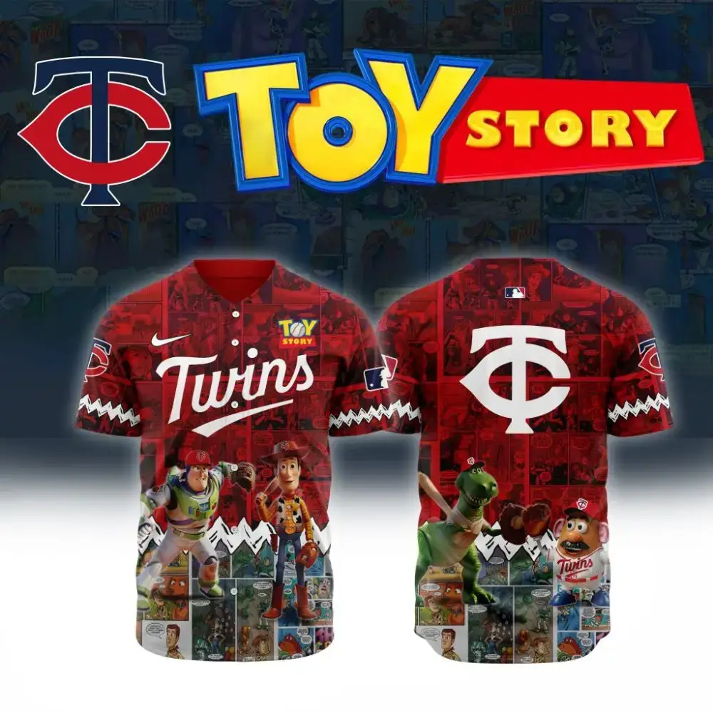 Premium Mlb Minnesota Twins X Toy Story Custom Baseball Jersey Image