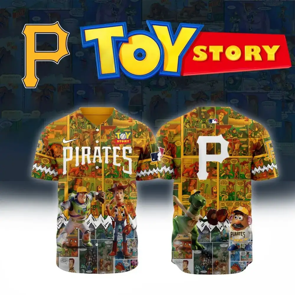 Premium Mlb Pittsburgh Pirates X Toy Story Custom Baseball Jersey Image