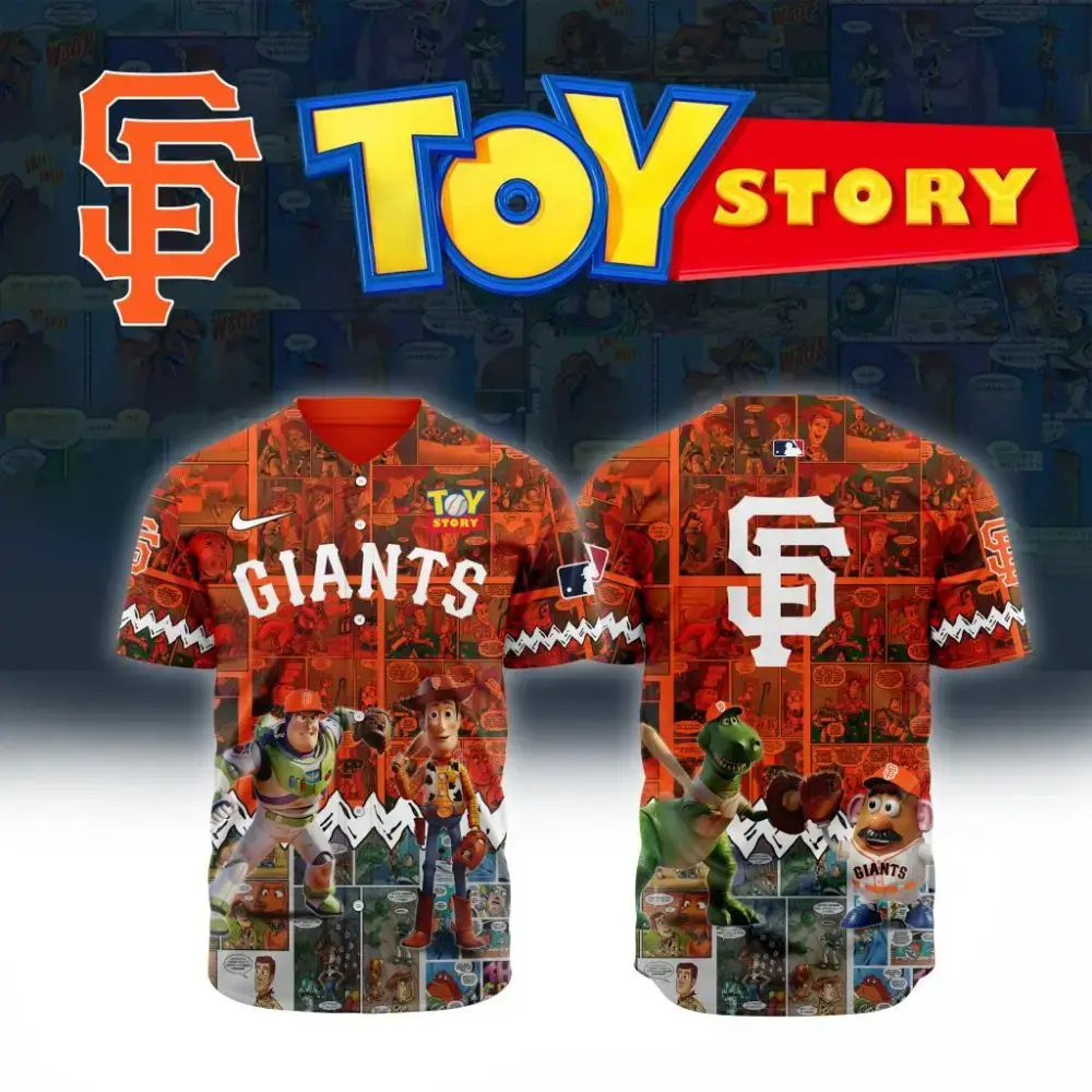 Premium Mlb San Francisco Giants X Toy Story Custom Baseball Jersey Image
