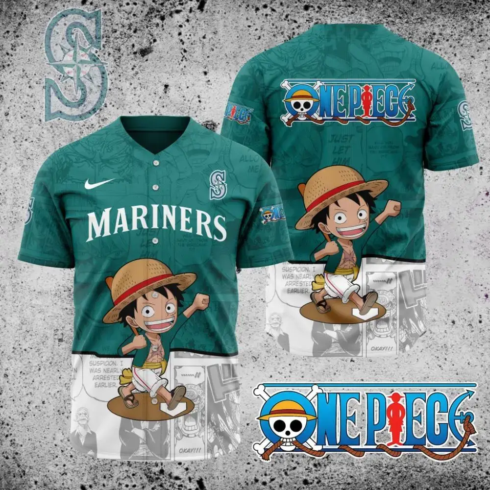 Premium Mlb Seattle Mariners X One Piece Custom Baseball Jersey Image