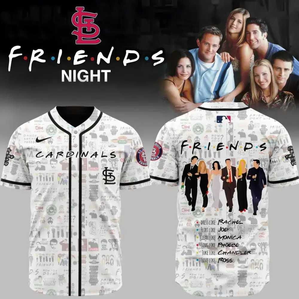 Premium Mlb St. Louis Cardinals X Friends Custom Baseball Jersey Image