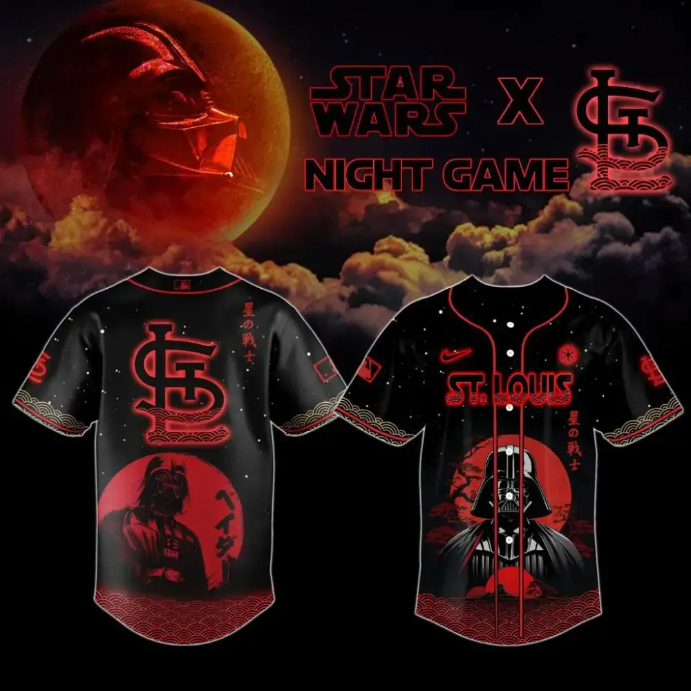 Premium Mlb St. Louis Cardinals X Star Wars Custom Baseball Jersey Image