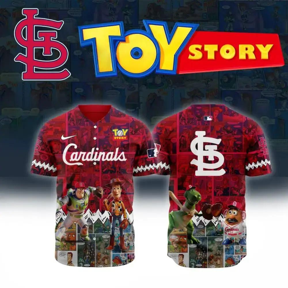 Premium Mlb St. Louis Cardinals X Toy Story Custom Baseball Jersey Image