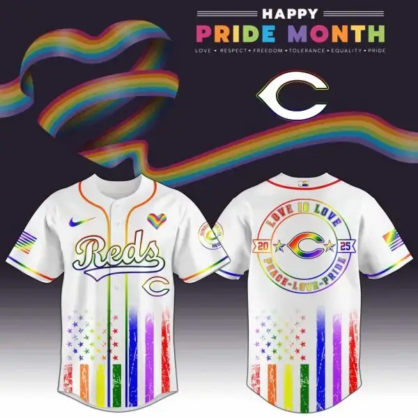 Pride Month Baseball Jersey - Rainbow Love Design , Celebrate Diversity Image