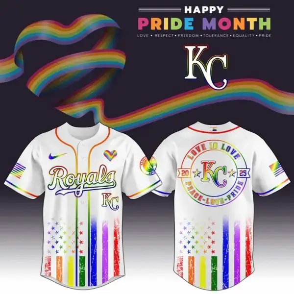 Pride Month Kc Royals Baseball Jersey - Celebrate Love & Equality In Style! Image