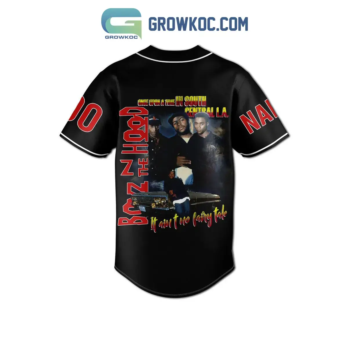 Property Of Boyz N The Hood Brotherhood We Got A Problem Here Personalized Baseball Jersey Image