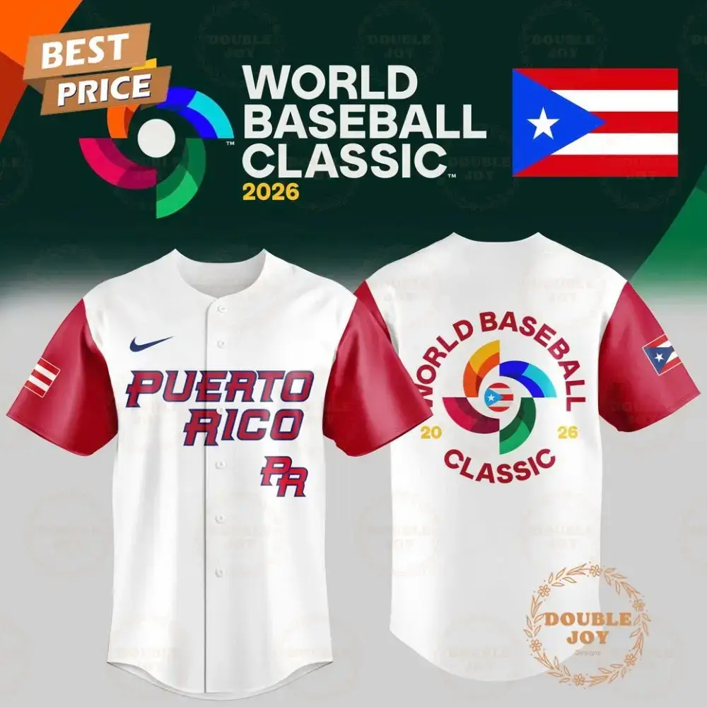 Puerto Rico World Baseball Classic 2026 Baseball Jersey Image