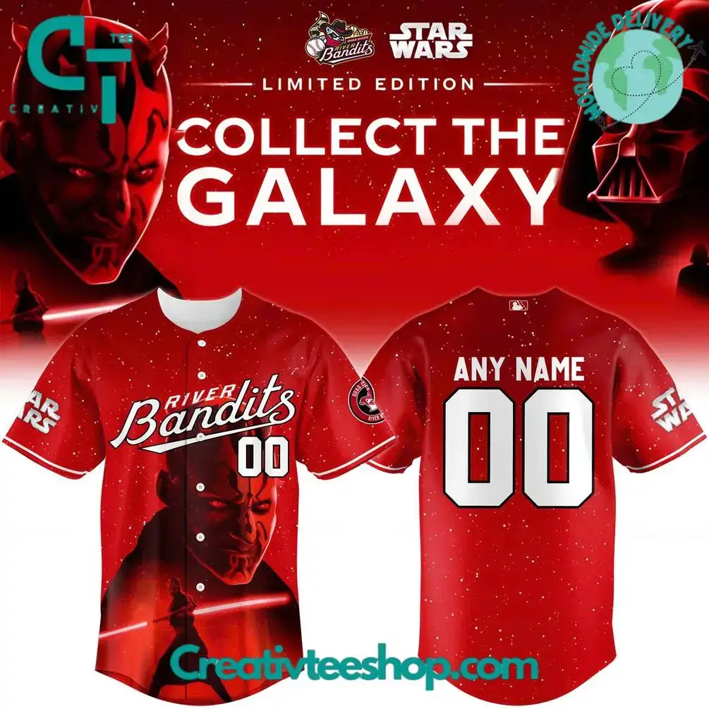 Quad Cities River Bandits X Star Wars Baseball Jersey 2025 Image
