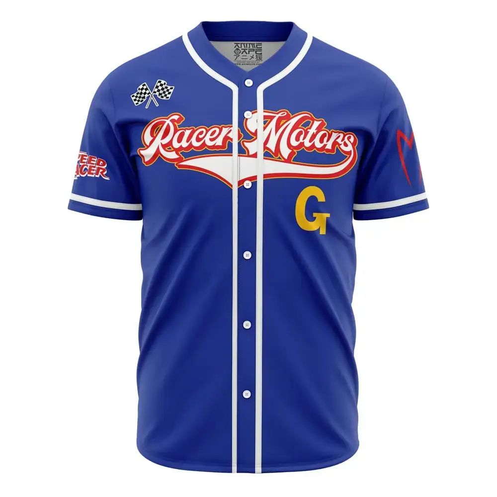 Racer Motors Speed Racer Baseball Jersey Image
