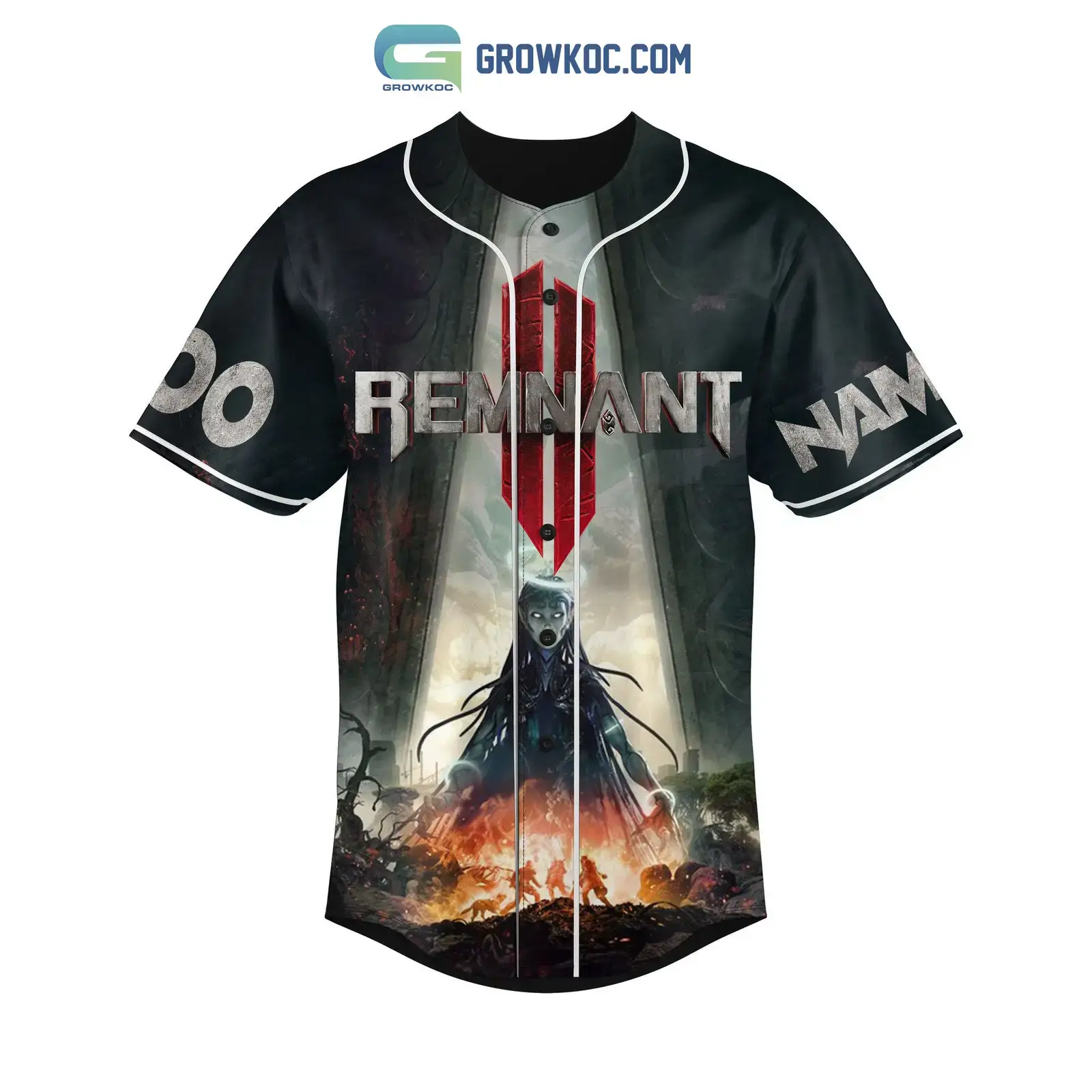 Remnant Game Personalized Baseball Jersey Image