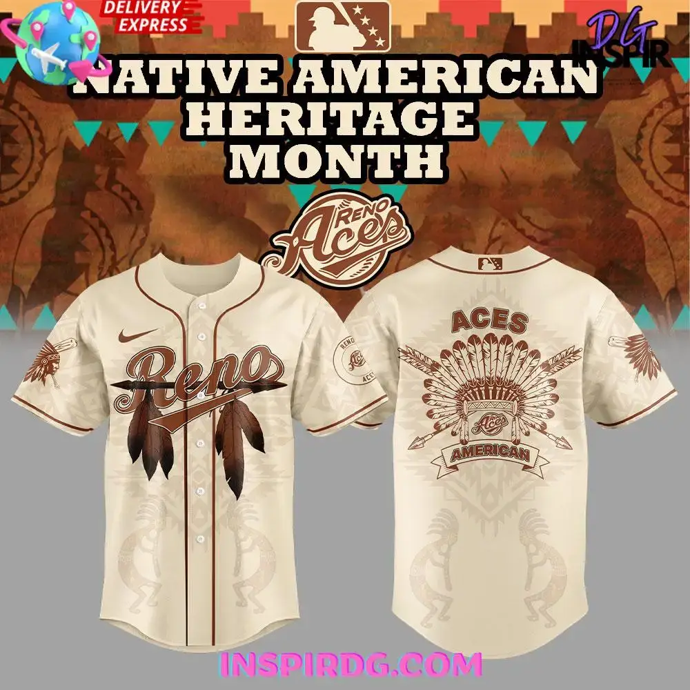 Reno Aces Celebrating Native American Heritage Month 2025 Baseball Jersey Image