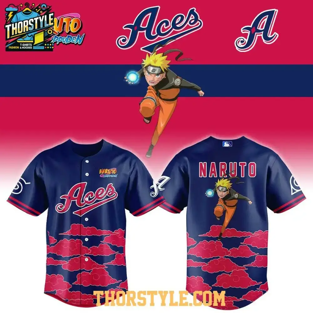 Reno Aces Naruro Shippuden Night 2026 Personalized Baseball Jersey Image