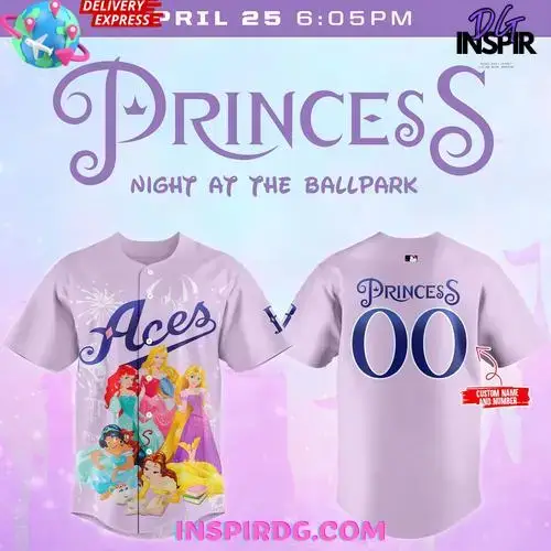 Reno Aces Princess Night 2025 Baseball Jersey Image