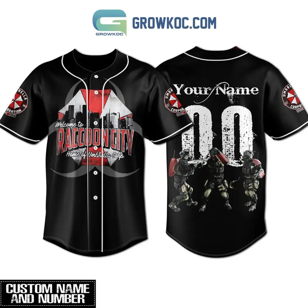 Resident Evil Welcome To Raccoon City Personalized Baseball Jersey Image