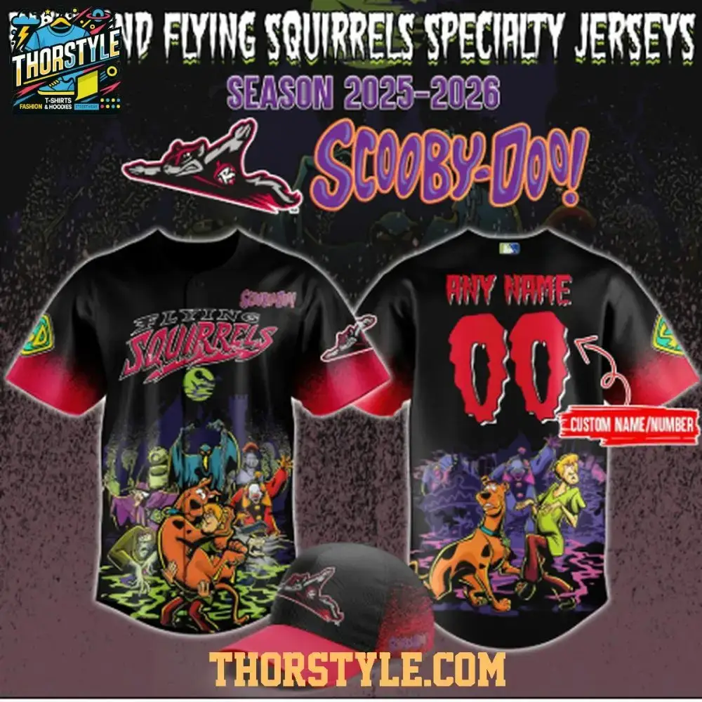 Richmond Flying Squirrels X Scooby-Doo 2026 Night Baseball Jersey Image