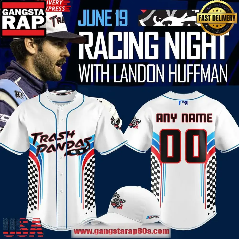 Rocket City Trash Pandas 2025 Racing Night Edition Baseball Jersey Shirts Image