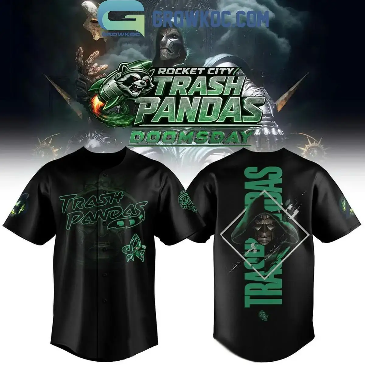 Rocket City Trash Pandas Doomsday Jersey Image