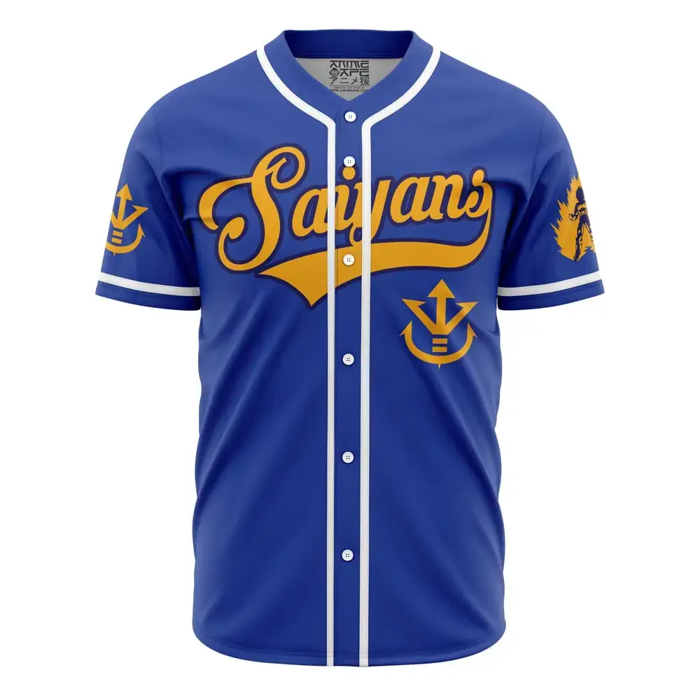 Saiyan Vegeta V2 Dragon Ball Z Baseball Jersey Image
