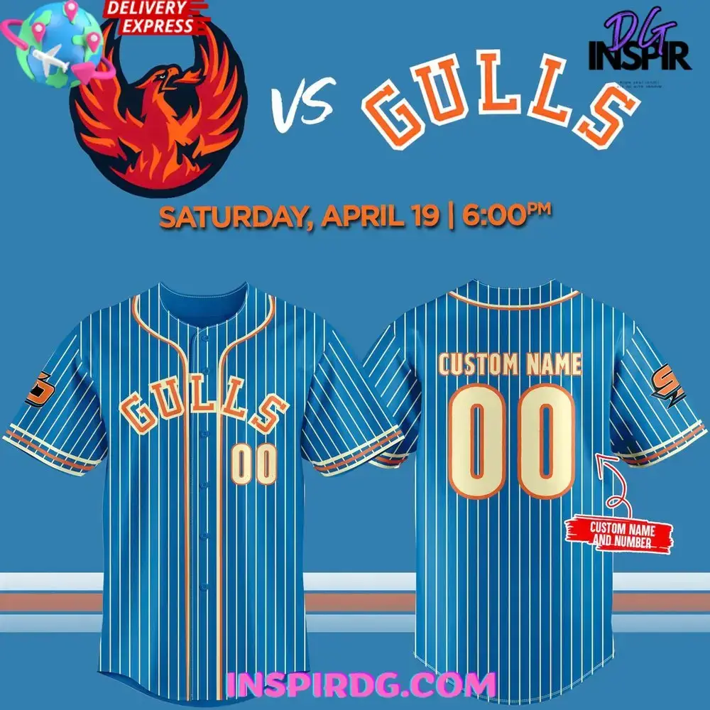 San Diego Gulls Appreciation Night 2025 Baseball Jersey Image