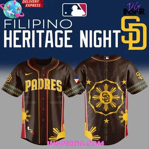 San Diego Padres 2025 Filipino Heritage Night Special Jersey Image