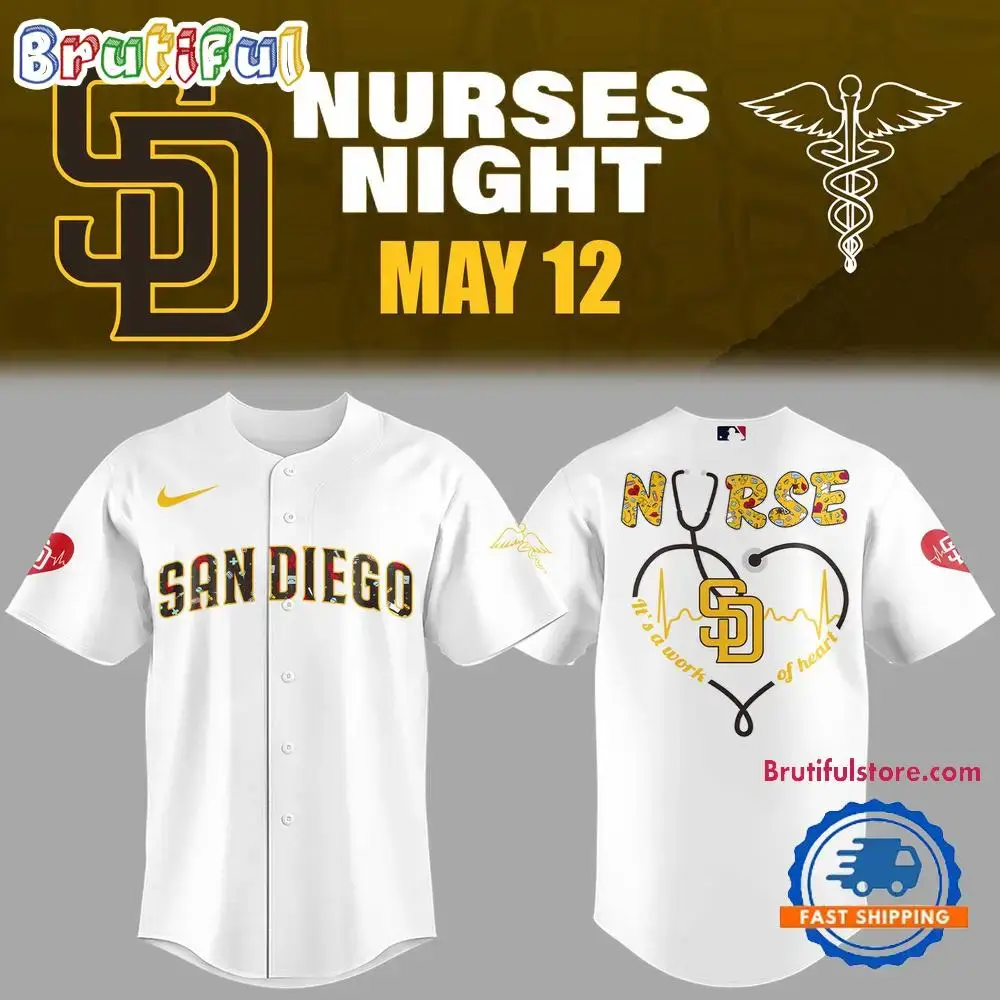 San Diego Padres Baseball Nurses Night Jersey Shirt Image