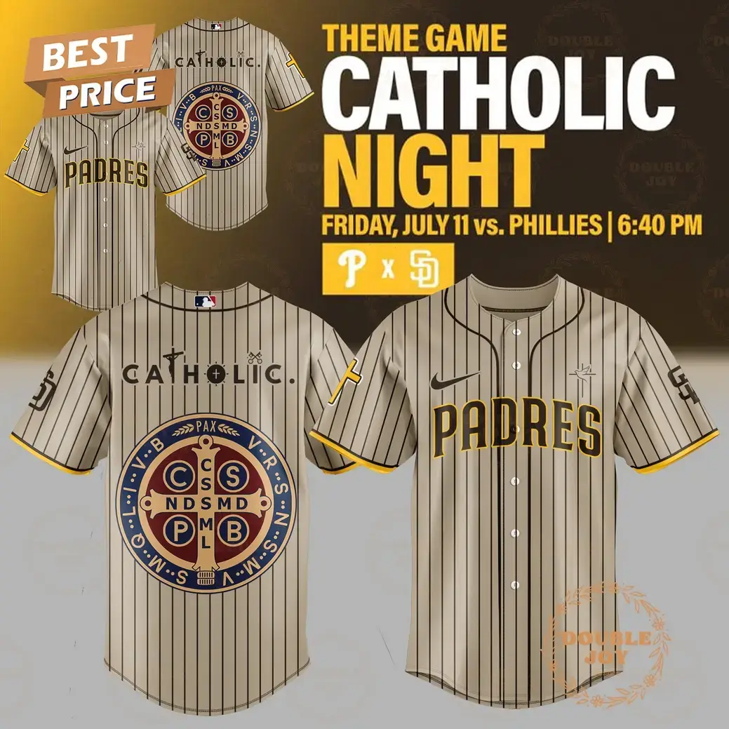 San Diego Padres Catholic Night Special Edition Baseball Jersey Image