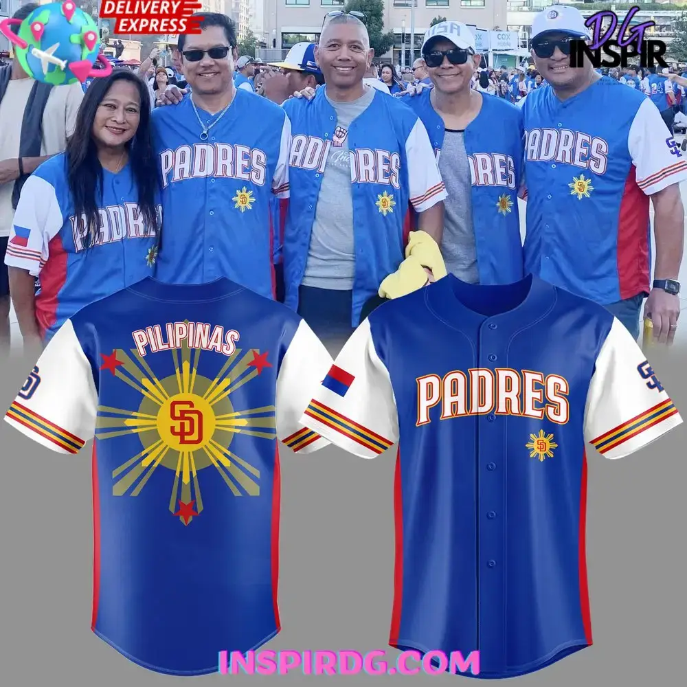San Diego Padres Filipino Heritage Night 2024 Baseball Jersey Image