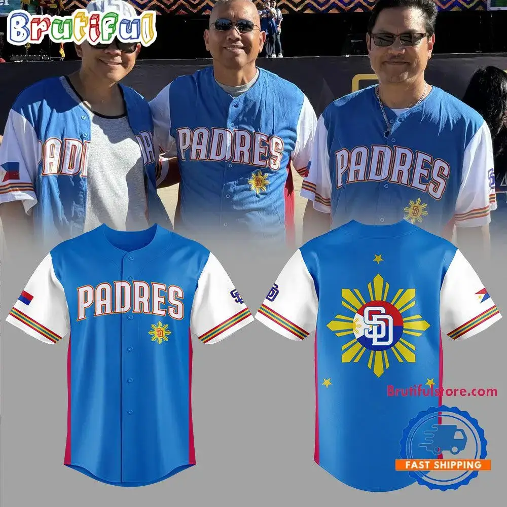 San Diego Padres Filipino Heritage Night Baseball Jersey Image