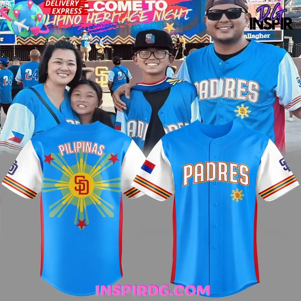 San Diego Padres Filipino Heritage Night Baseball Jersey Image