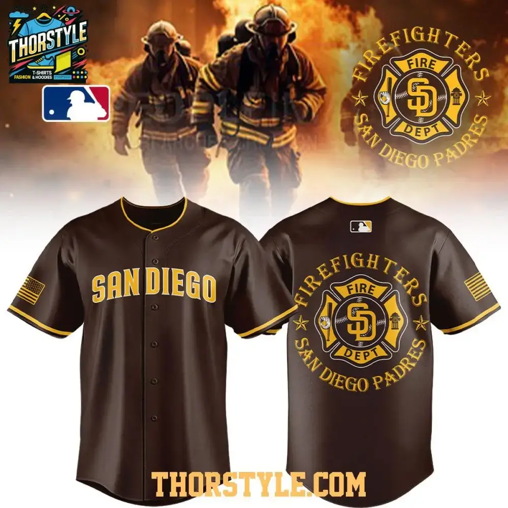 San Diego Padres Firefighter Appreciation And Tribute Night 2026 Jersey Image