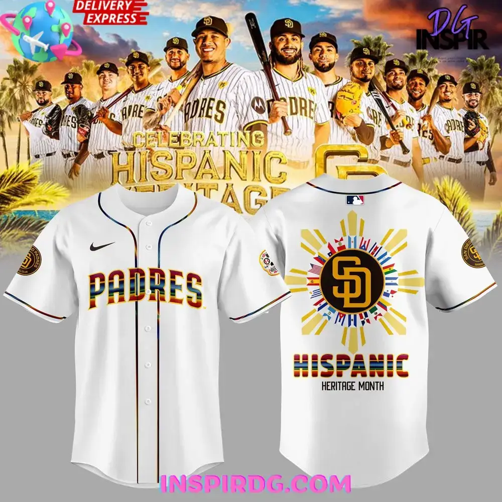 San Diego Padres Hispanic Heritage Month 2024 Baseball Jersey Image