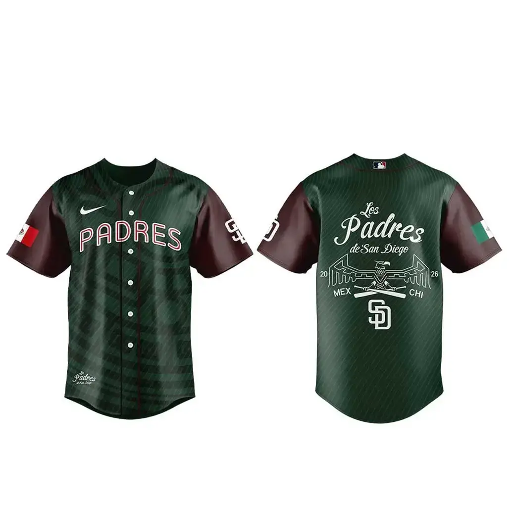San Diego Padres Mexican Heritage Honor Night 2026 Baseball Jersey Image
