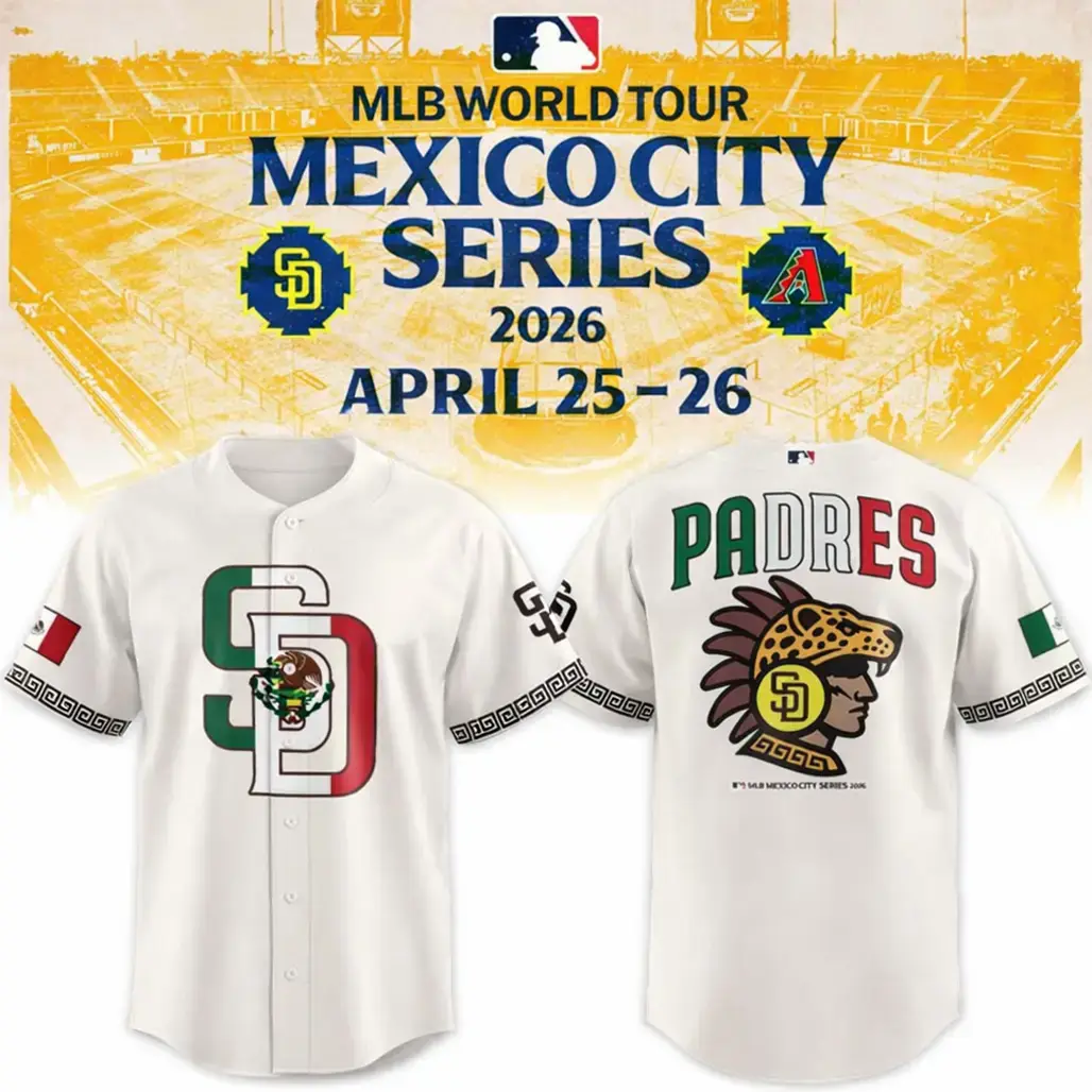 San Diego Padres Mexico City Series 2026 Baseball Jersey Version 2 Image